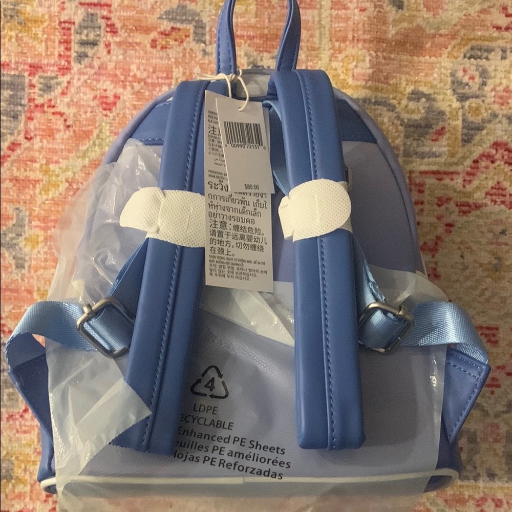 New with Tags! 2025 Star Wars Loungefly Hoth Blue Mini Backpack - Picture 6 of 8